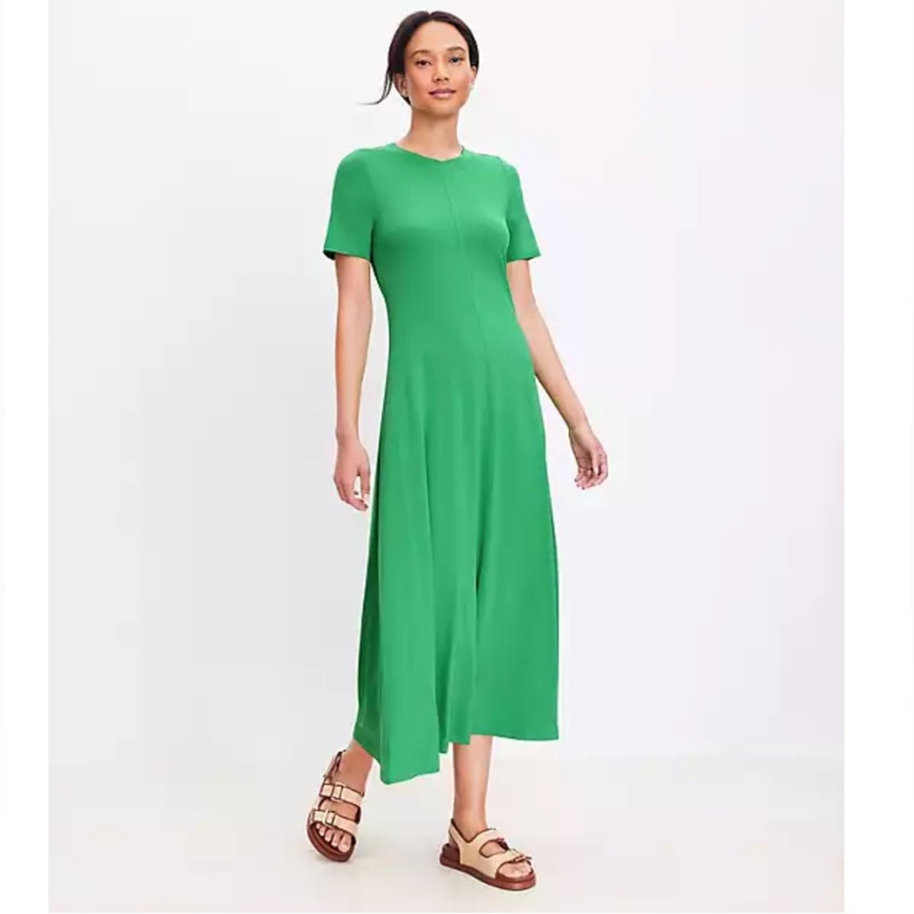 LOFT short sleeve maxi dresss